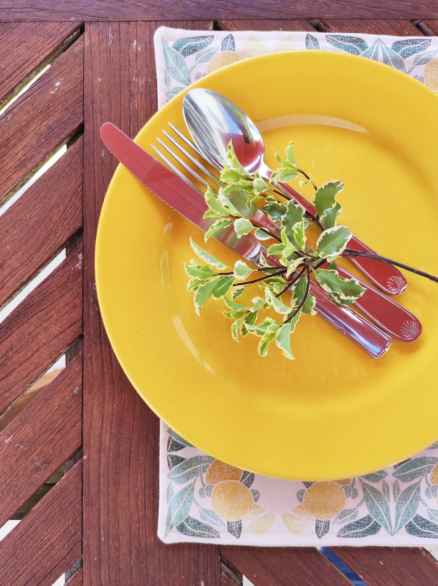 Set de table "Balade sous les citronniers"