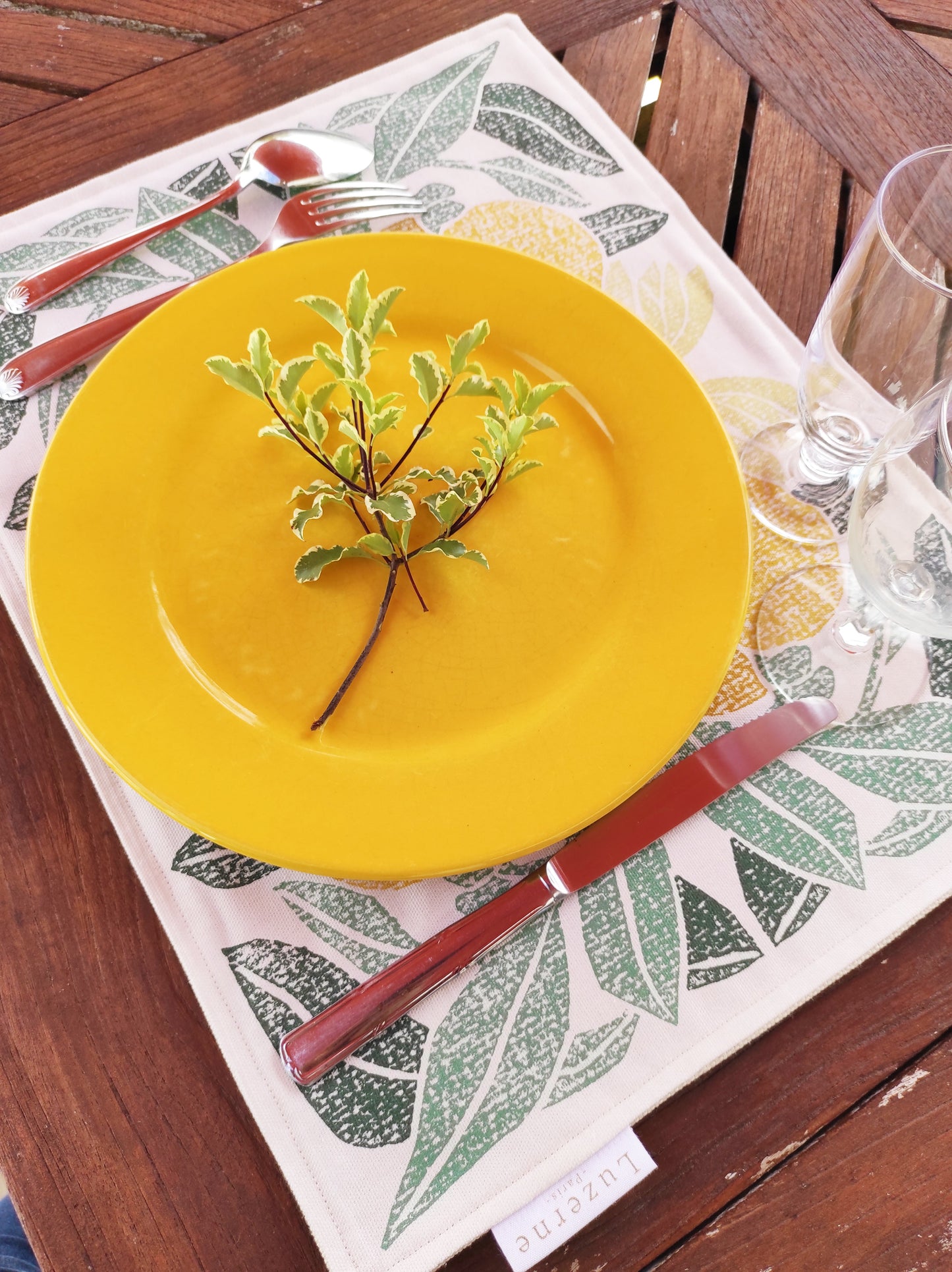 Set de table "Parfum d'agrumes".