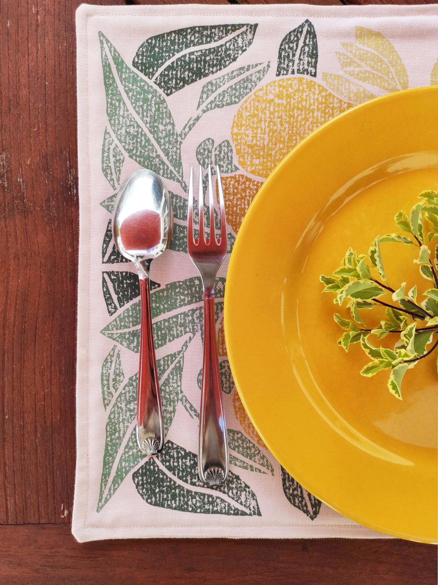 Set de table "Parfum d'agrumes".