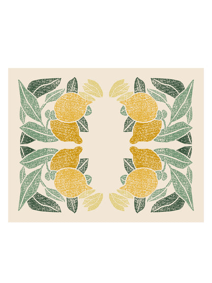 Set de table "Parfum d'agrumes".