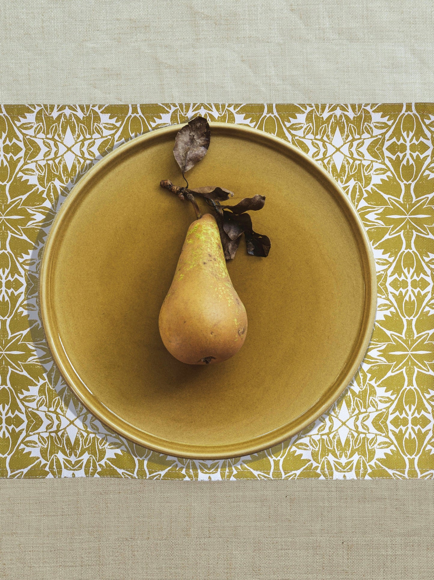 Set de table Entrelacs or