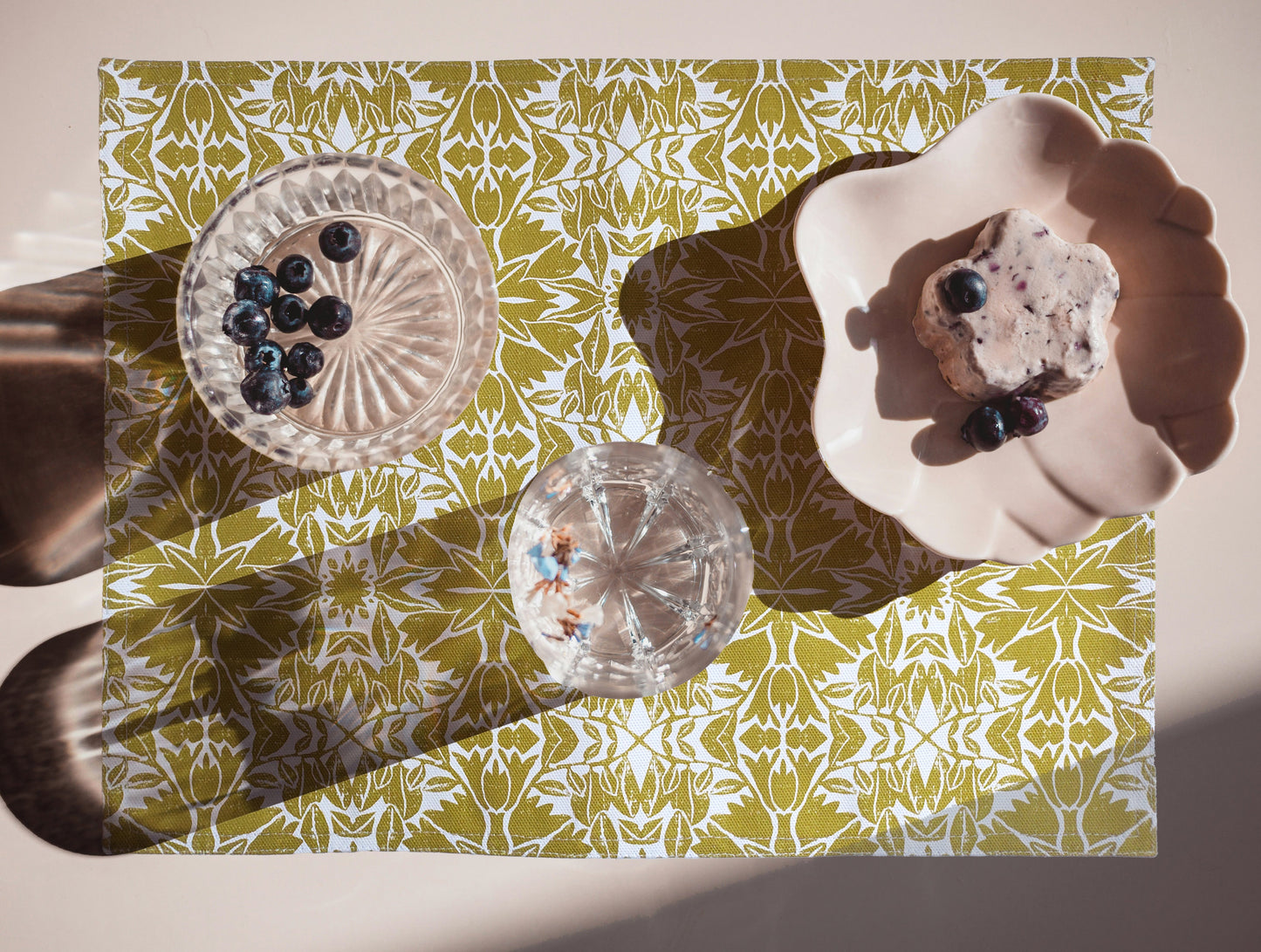 Set de table Entrelacs or