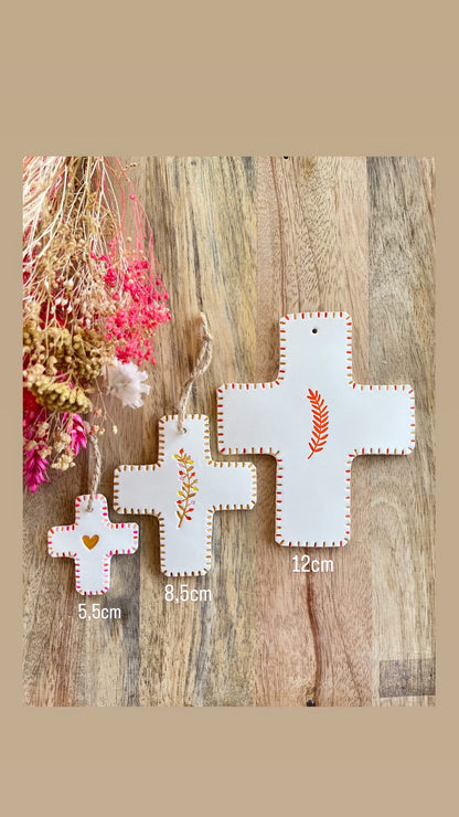 Grande croix personnalisable - motif