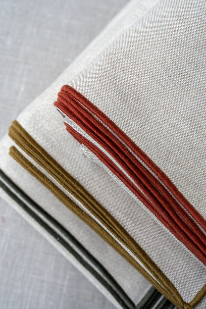 Nappe en coton pailleté