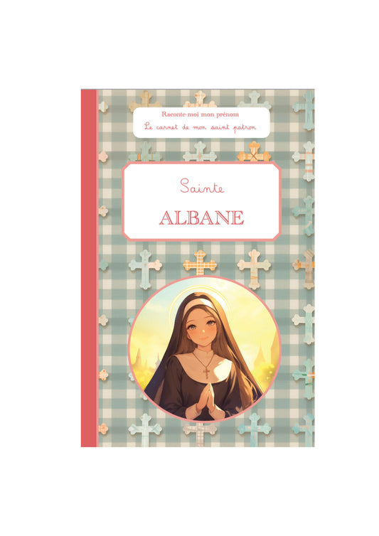 Carnet de Saint Patron personnalisé – création artisanale - Raconte-moi mon prénom