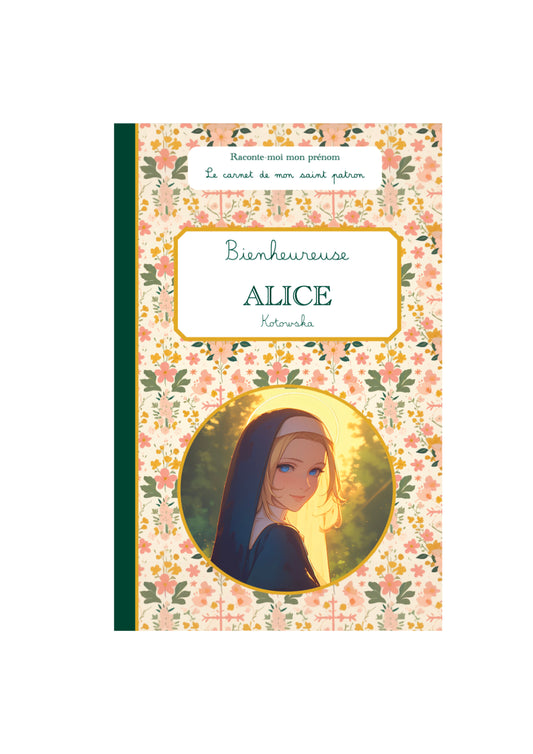 Carnet de Saint Patron personnalisé – création artisanale - Raconte-moi mon prénom