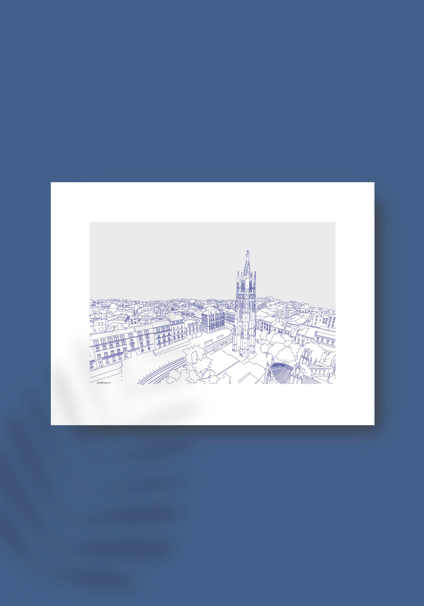 Affiche - Peyberland - fond gris