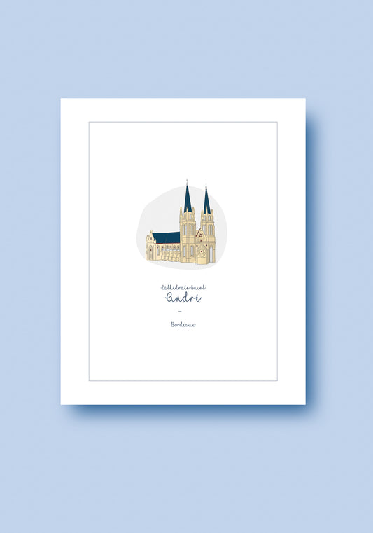 Affiche - Cathédrale Saint André - Bordeaux