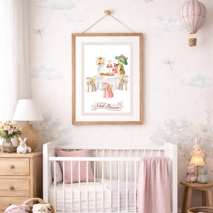 Affiche - chef pâtissier