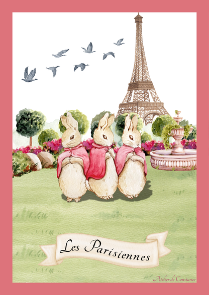 Affiche - les parisiennes