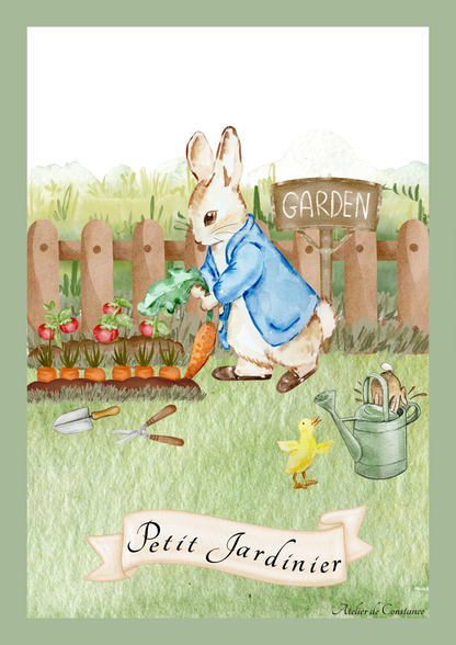 Affiche - petit jardinier