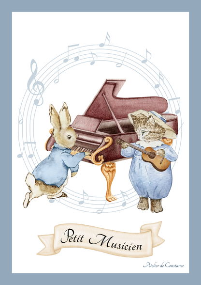 Affiche - petit musicien