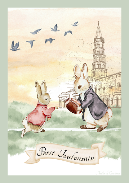 Affiche - petit toulousain