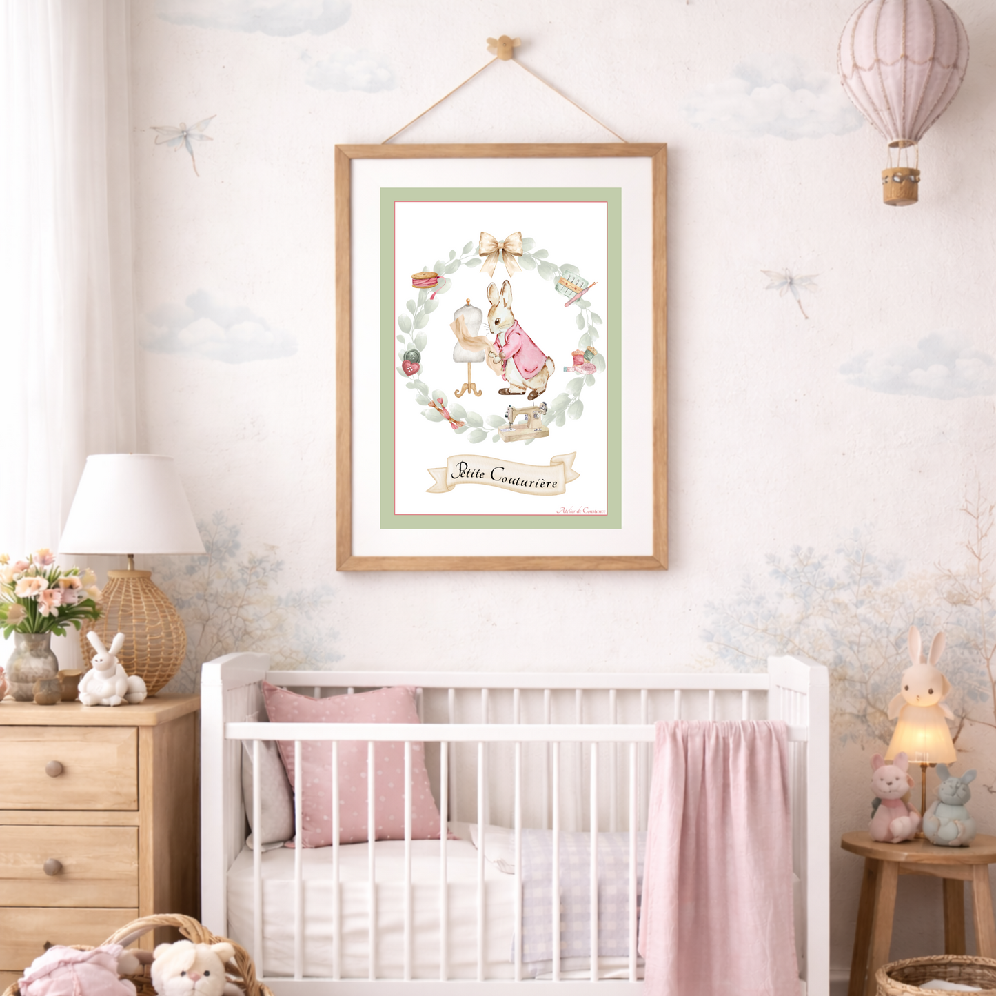 Affiche - petite couturière