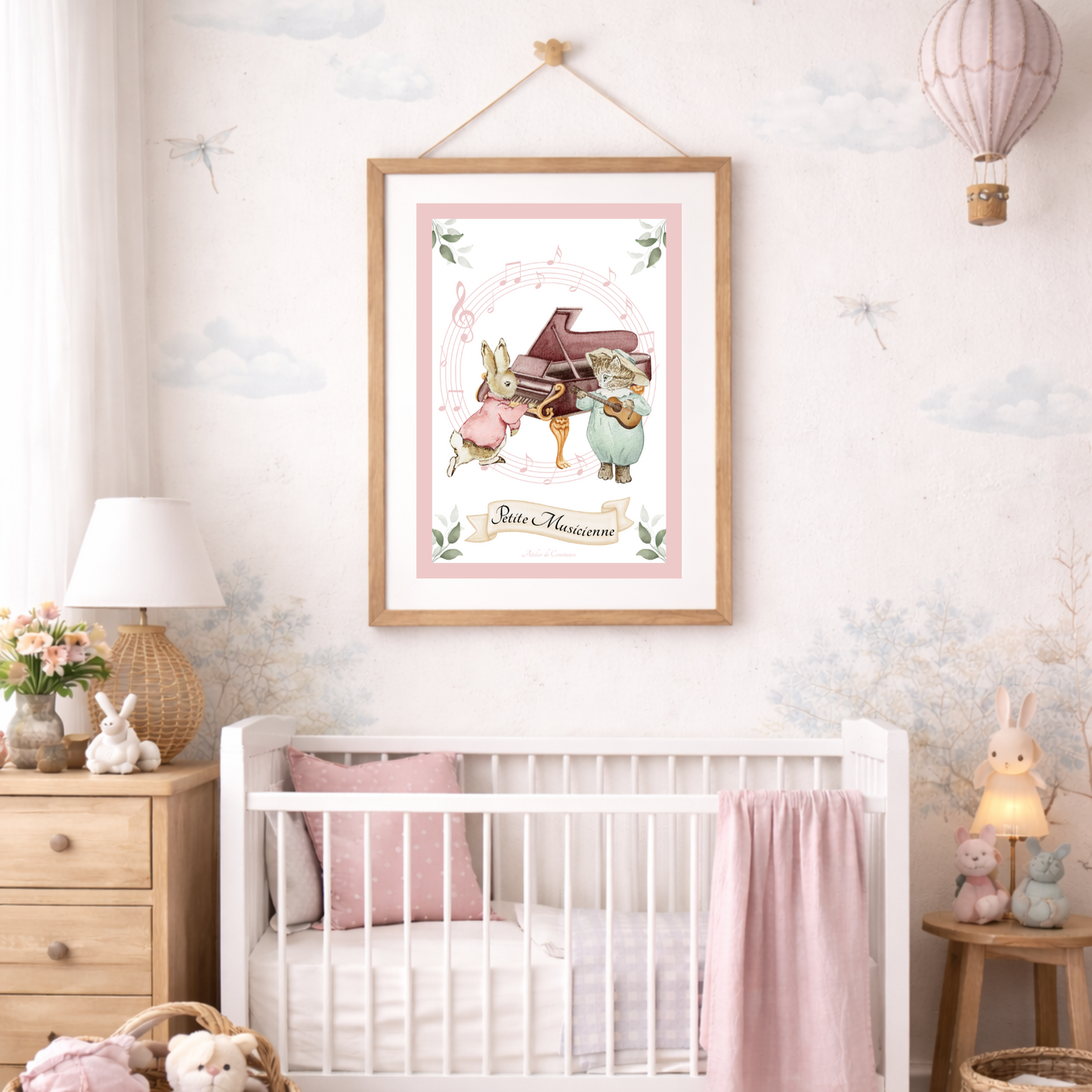 Affiche - petite musicienne