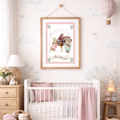Affiche - petite musicienne