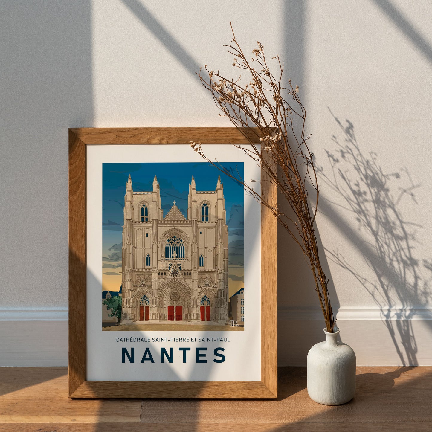 Affiche de Nantes - Cathédrale St Pierre et St Paul