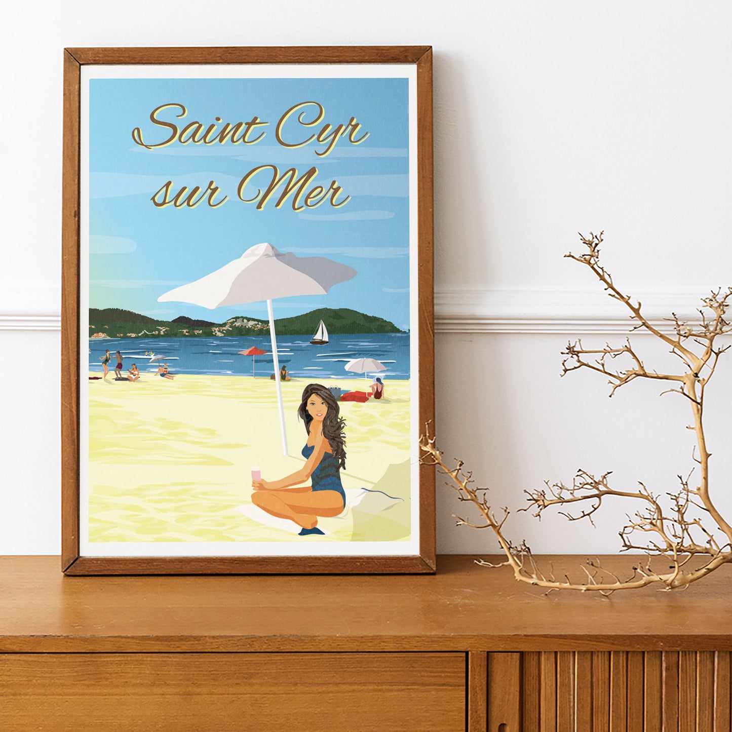 Affiche de Saint Cyr-sur-mer