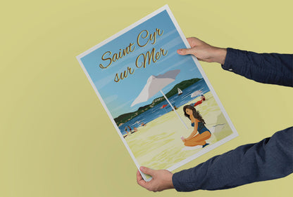 Affiche de Saint Cyr-sur-mer