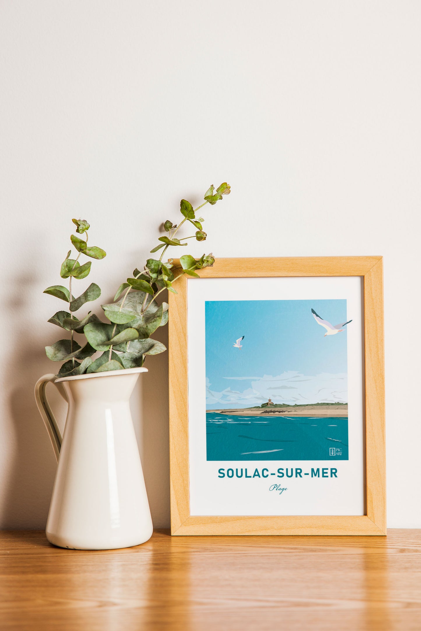 Affiche Soulac-sur-Mer Plage