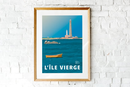 Affiche de l'île Vierge