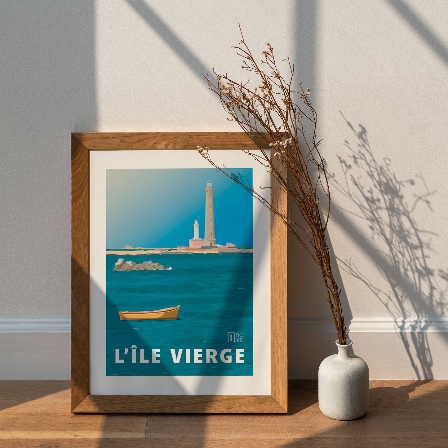 Affiche de l'île Vierge