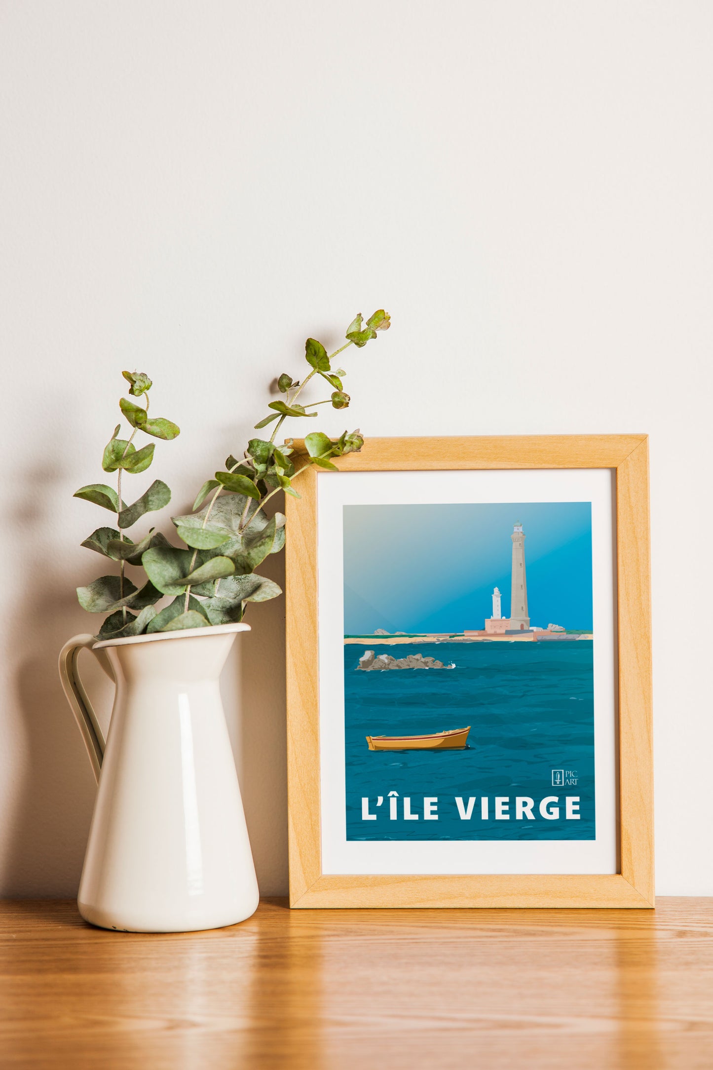 Affiche de l'île Vierge