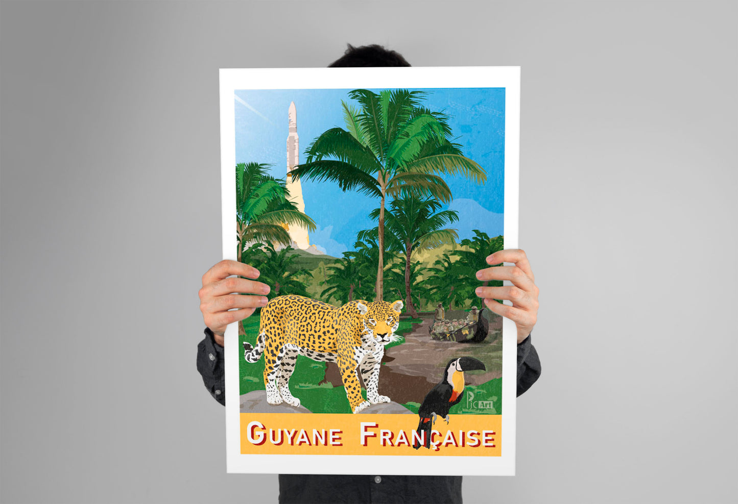 Affiche de la Guyane Française