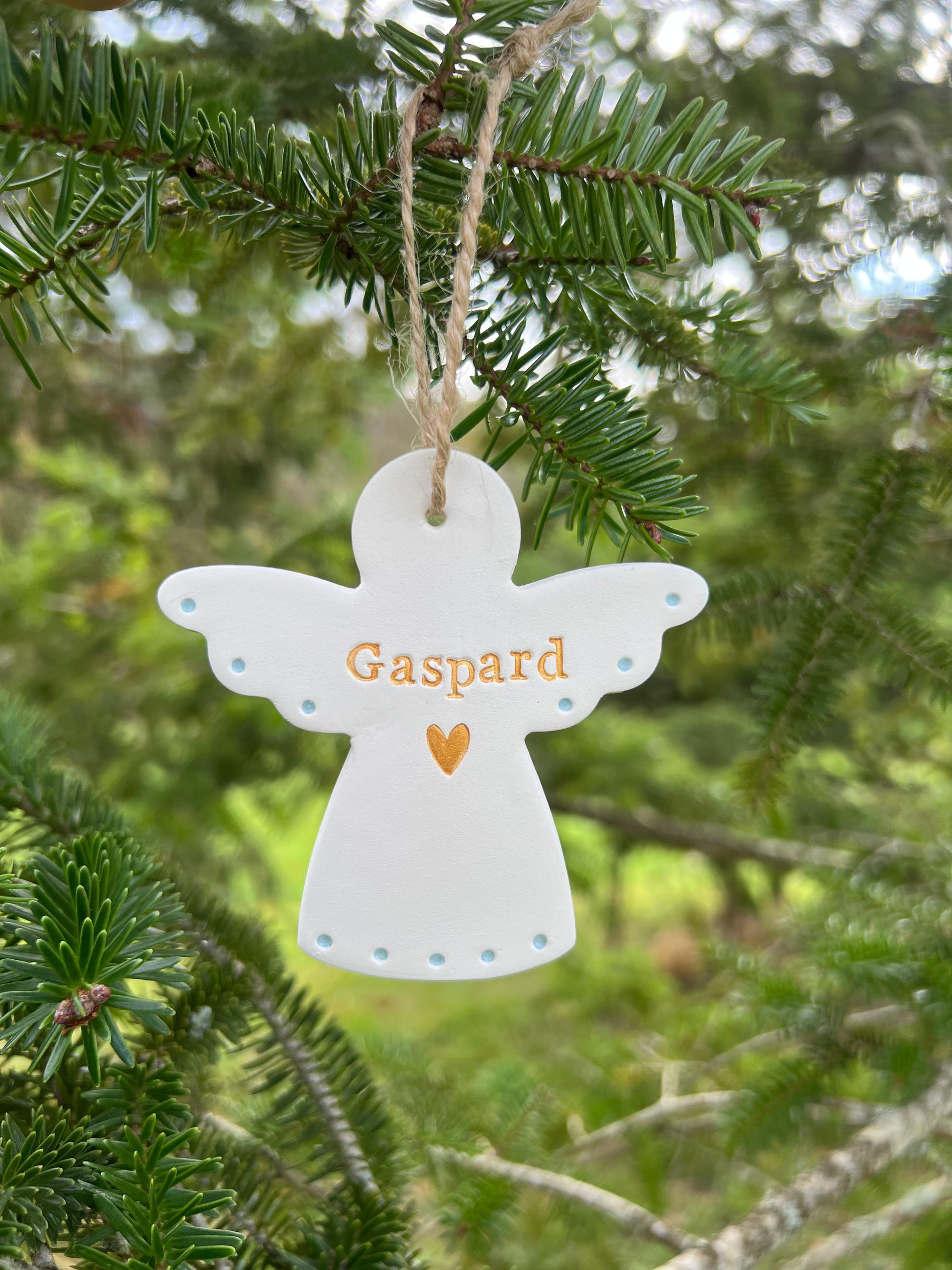 Ange en argile personnalisable 