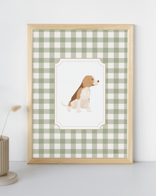 Chien - Carte illustrée chasse