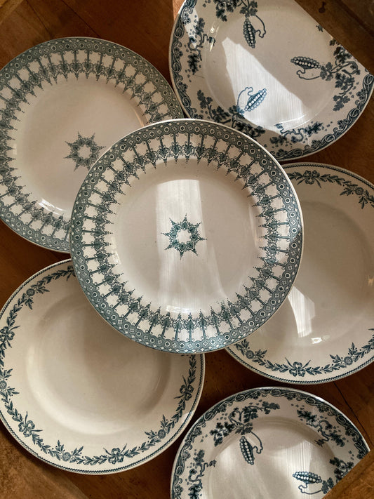 Persan - 6 Assiettes Plates