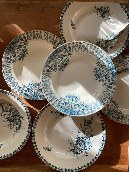 Longwy - 6 Assiettes Creuses