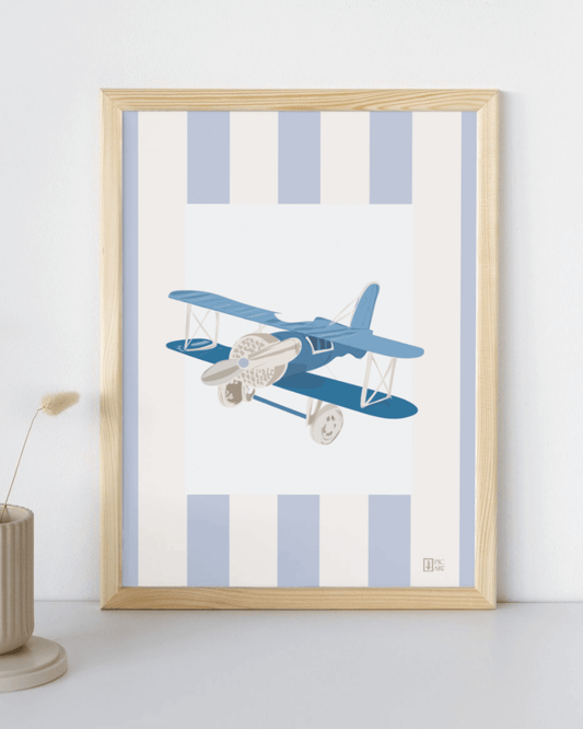 Avion - Carte illustrée aventure