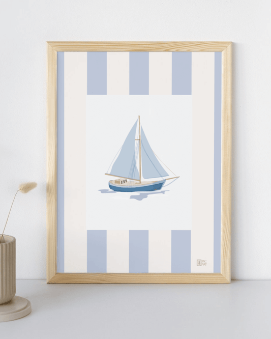 Bateau - Carte illustrée aventure