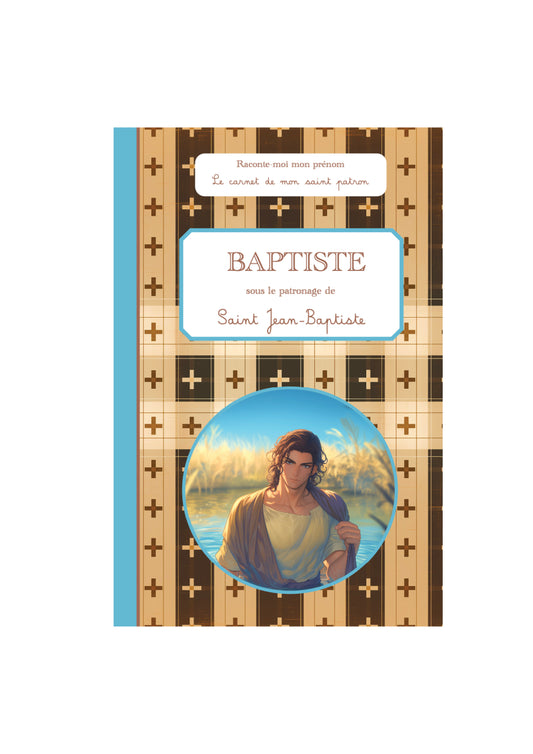 Carnet de Saint Patron personnalisé – création artisanale - Raconte-moi mon prénom