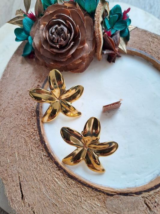 Boucle d'oreilles Tiaré