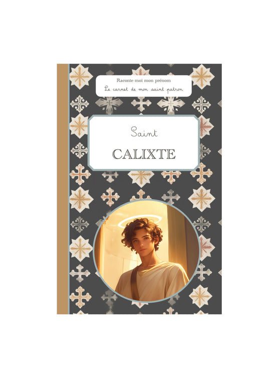 Carnet de Saint Patron personnalisé – création artisanale - Raconte-moi mon prénom