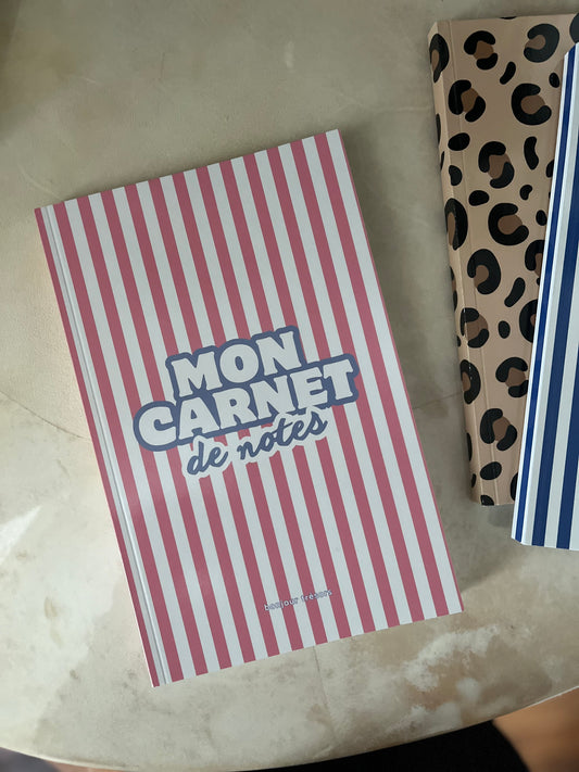 Carnet - "mon carnet de notes"