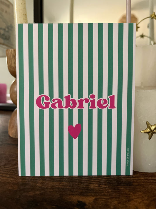 Gabriel - carte postale