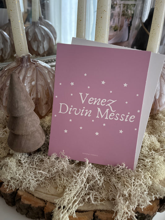 Carte "Venez divin messie"