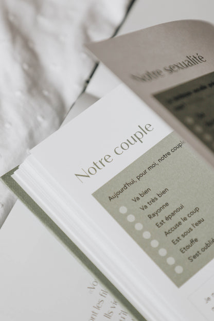 Exemple de rendez-vous romantique dans le carnet Amour Toujours, pour entretenir la flamme après la naissance.