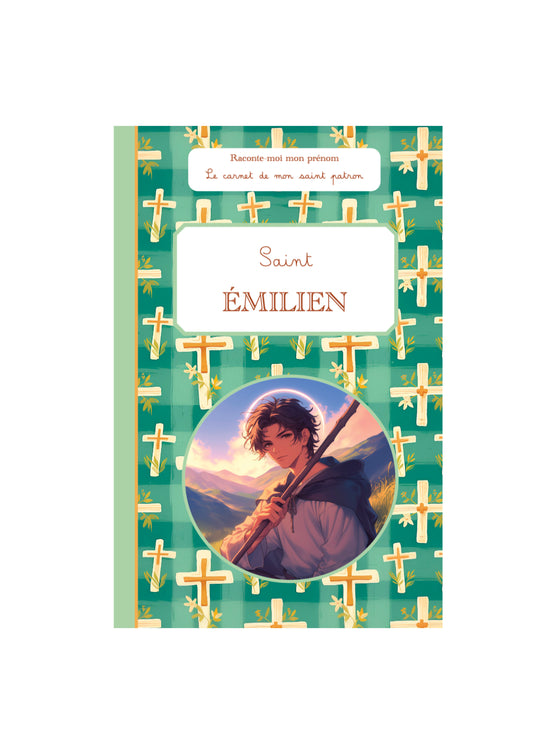 Carnet de Saint Patron personnalisé – création artisanale - Raconte-moi mon prénom