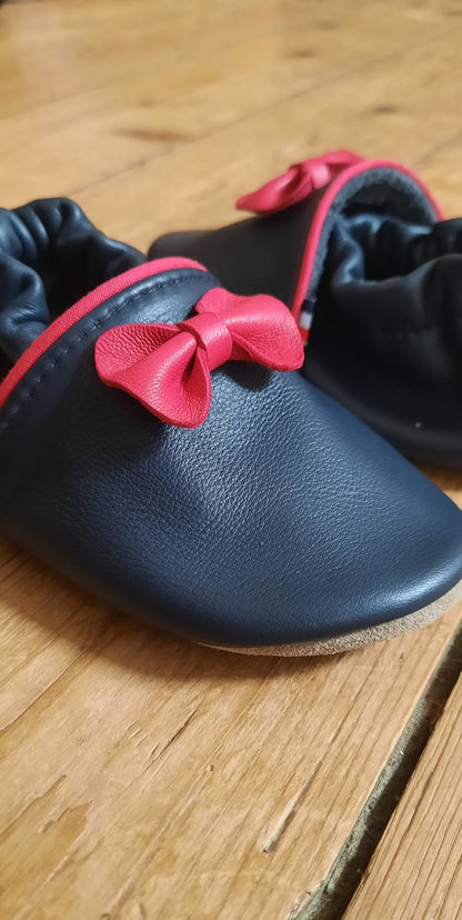 Chaussons souples en cuir princesse - 16 au 35