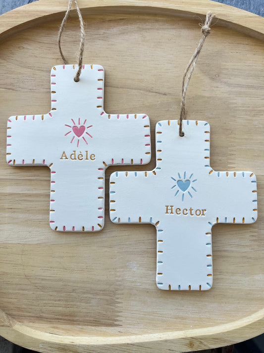 Grande croix personnalisable - motif