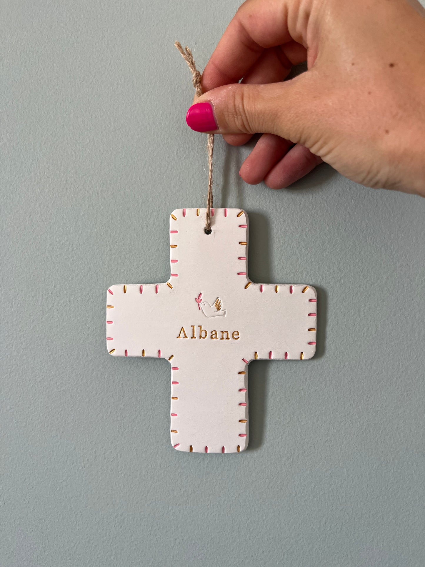 Grande croix personnalisable - motif