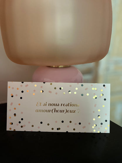 Carte-questions Amour Toujours pour animer vos échanges et renforcer la complicité du couple.