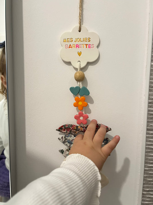 Porte barrettes en argile