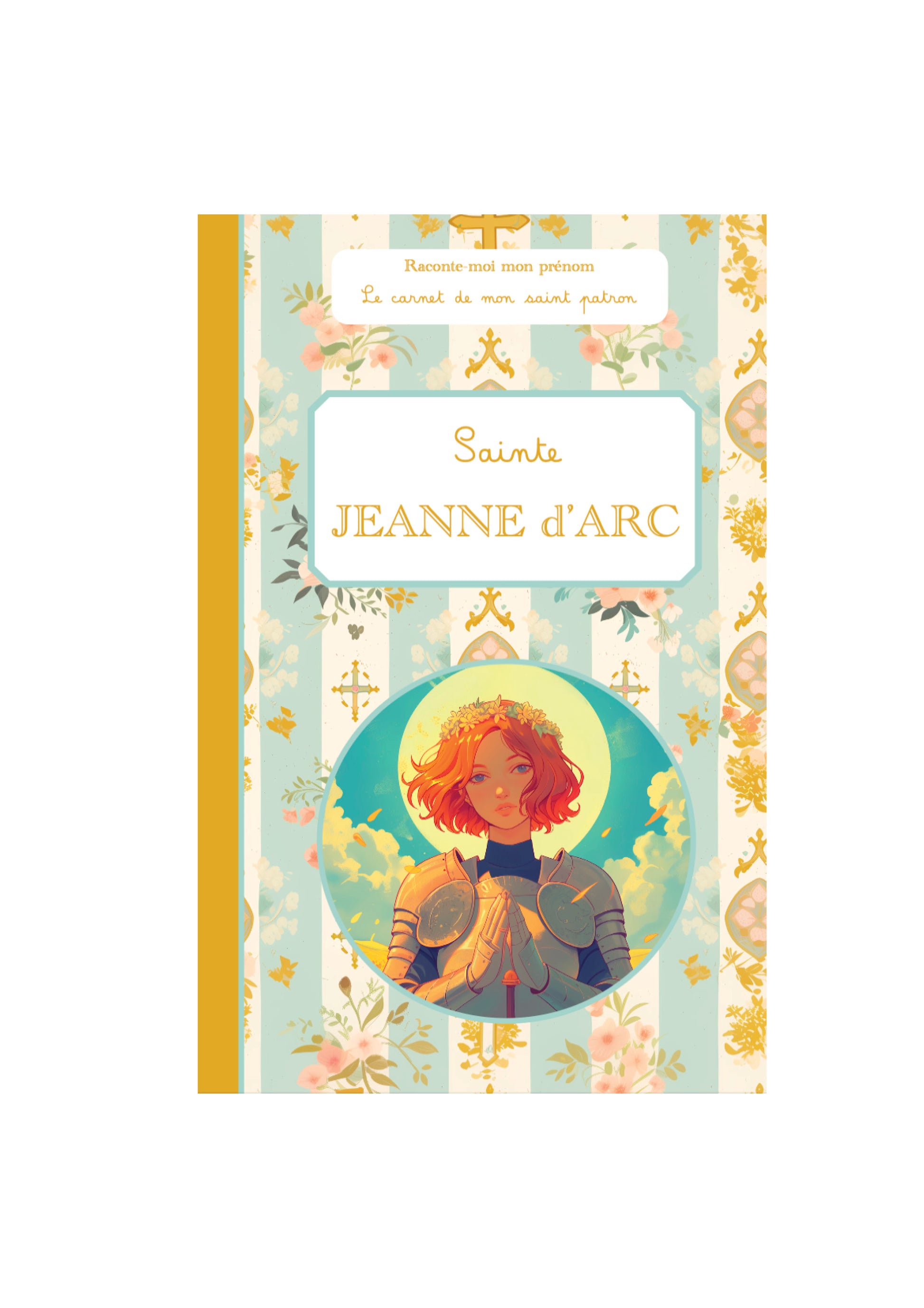 Carnet de Saint Patron personnalisé – création artisanale - Raconte-moi mon prénom