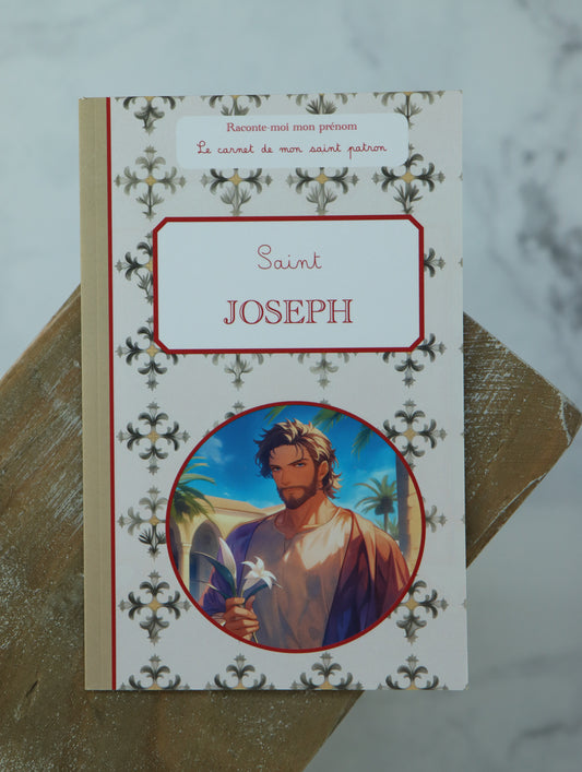 Carnet de Saint Patron personnalisé – création artisanale - Raconte-moi mon prénom