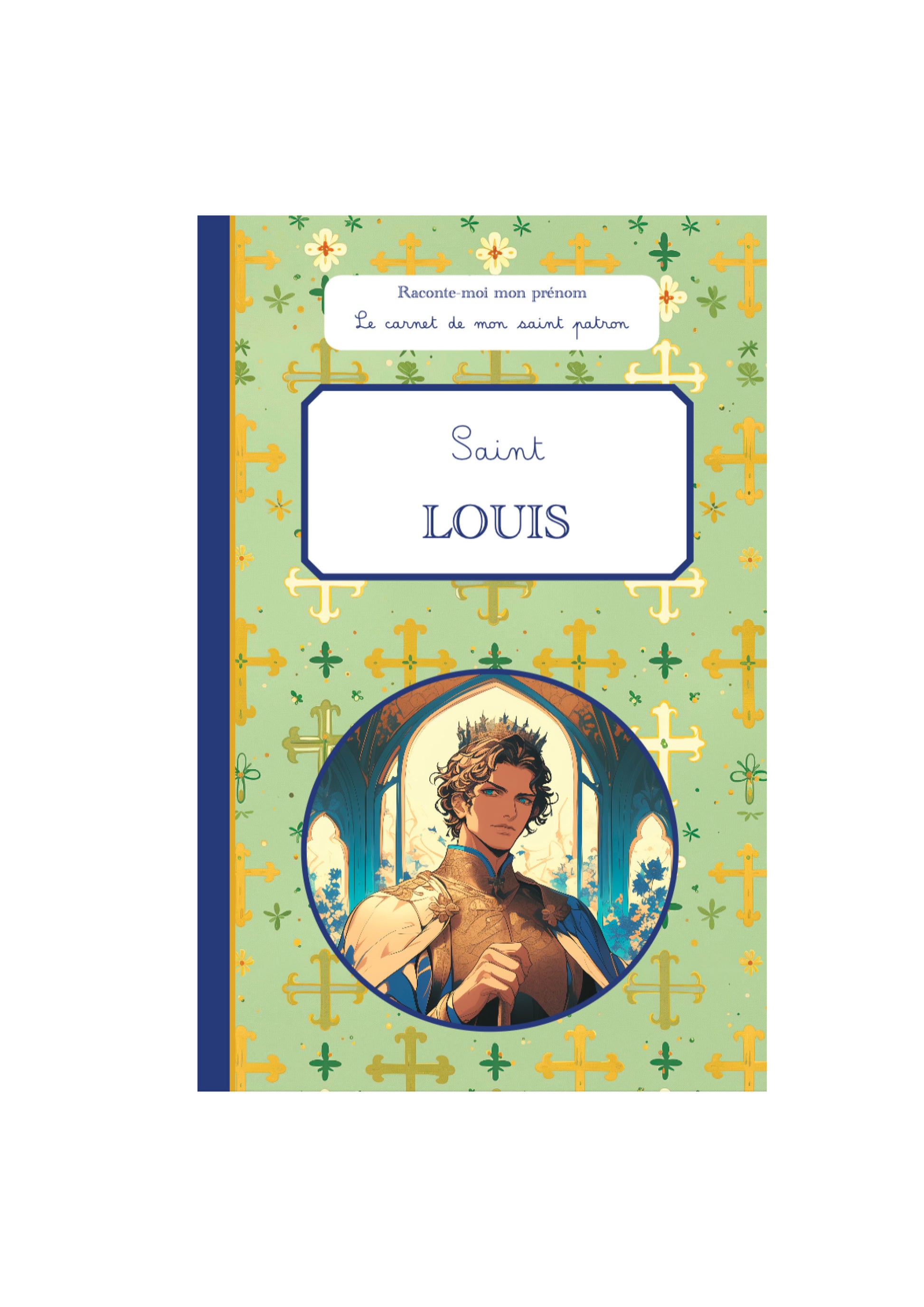 Carnet de Saint Patron personnalisé – création artisanale - Raconte-moi mon prénom